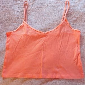 Cropped coral tank